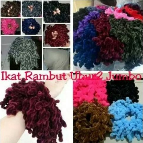 Kuncir Rambut Scrunchie Ubur/Cepol/Kuncir Jumbo