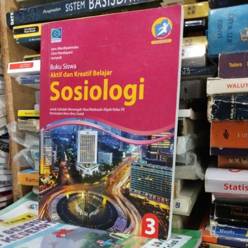 buku Sosiologi kelas 12/3/XII sma/ma grafindo revisi