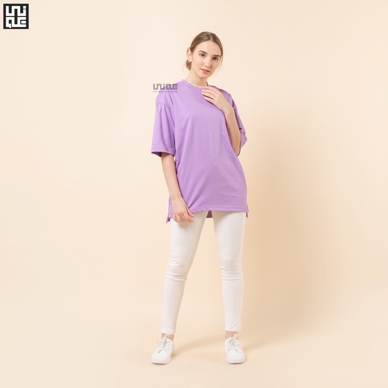 UNIQUE - (Pocket Series) Kaos Polos Oversize Pocket Cotton Combed 24s Pria &amp; Wanita Tshirt Oversized Korea Croptop Hypbeast