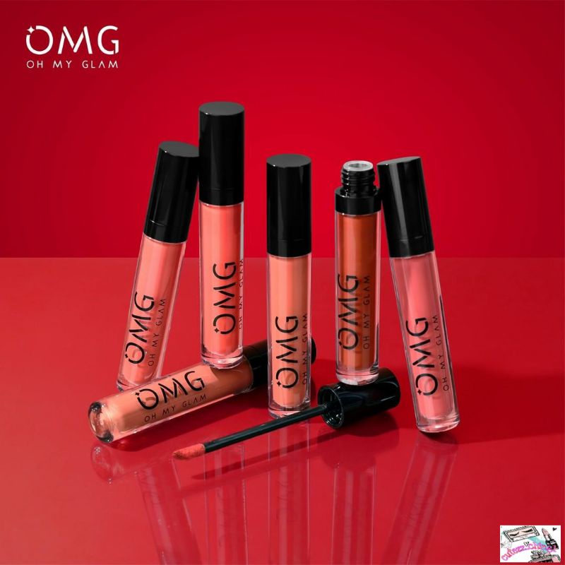☃Cutezz_Ching1☃OMG Oh My Glam Matte Kiss Lip Cream||OMG Lip Cream Crycle Of Love Edition 3.5g