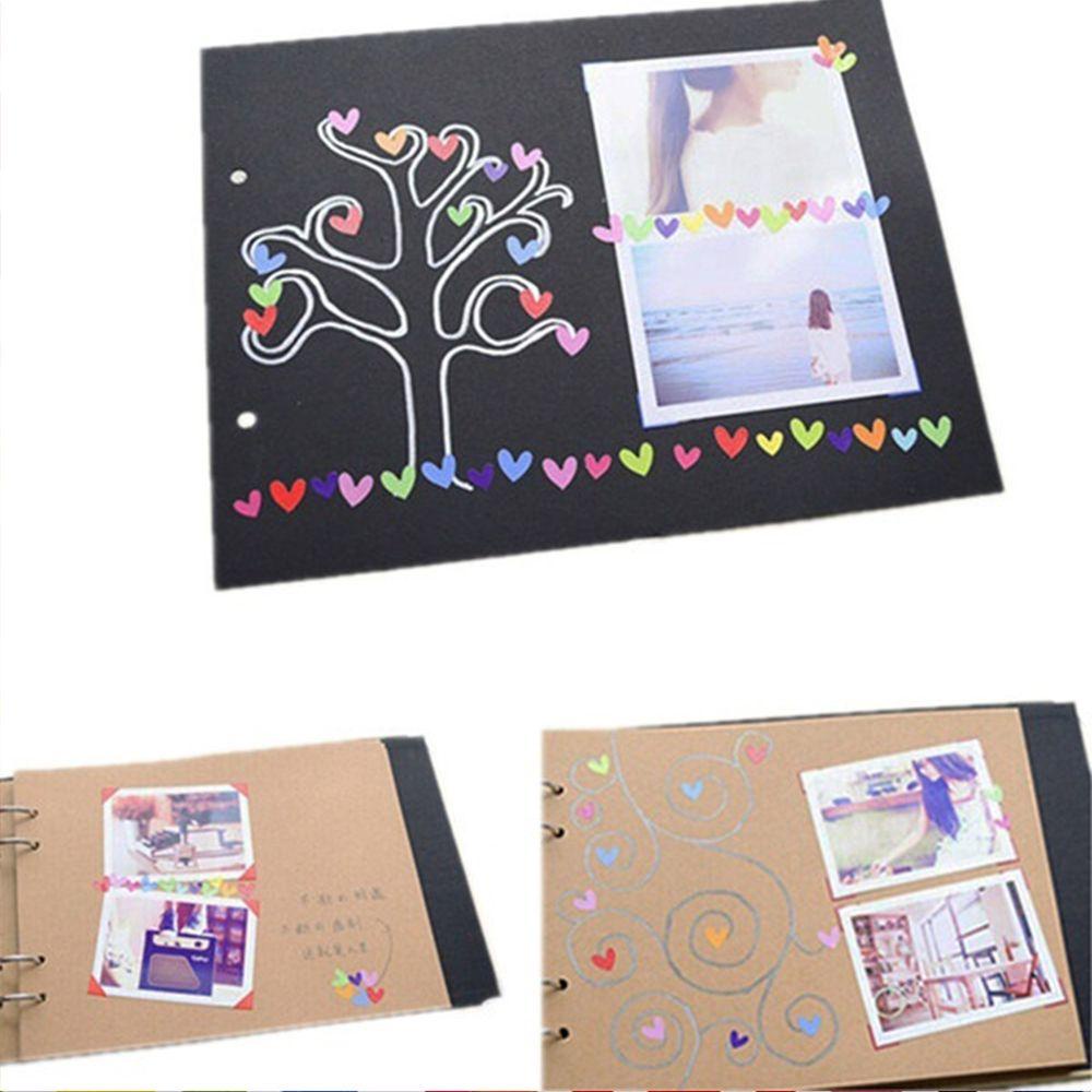 Nanas 6lembar Stiker Hadiah DIY Craft Heart Award Photo Album Decor