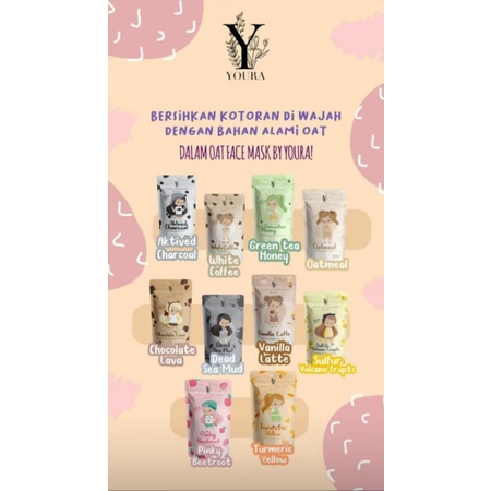 MASKER WAJAH YOURA OAT PREMIUM 15GR