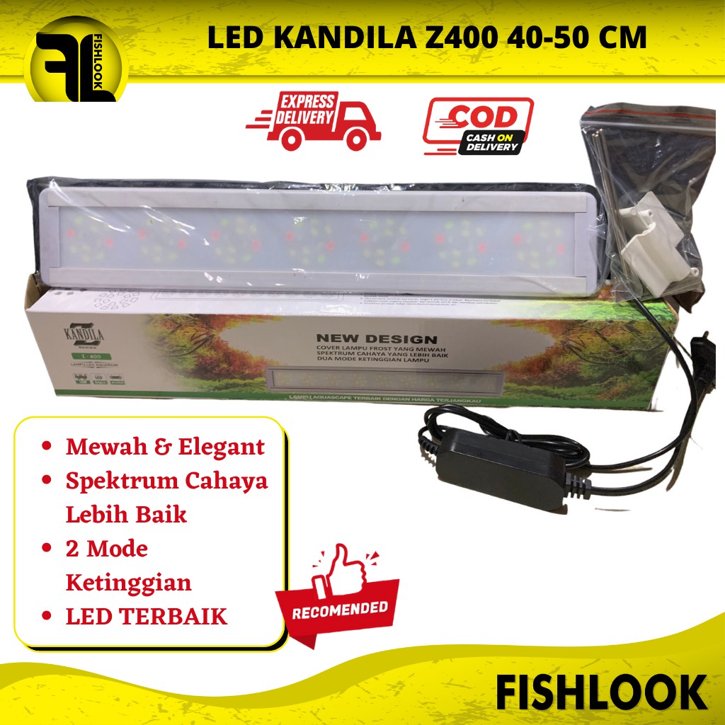 Lampu LED Kandila Z-400 lampu akuarium z 400 LED aquascape z400