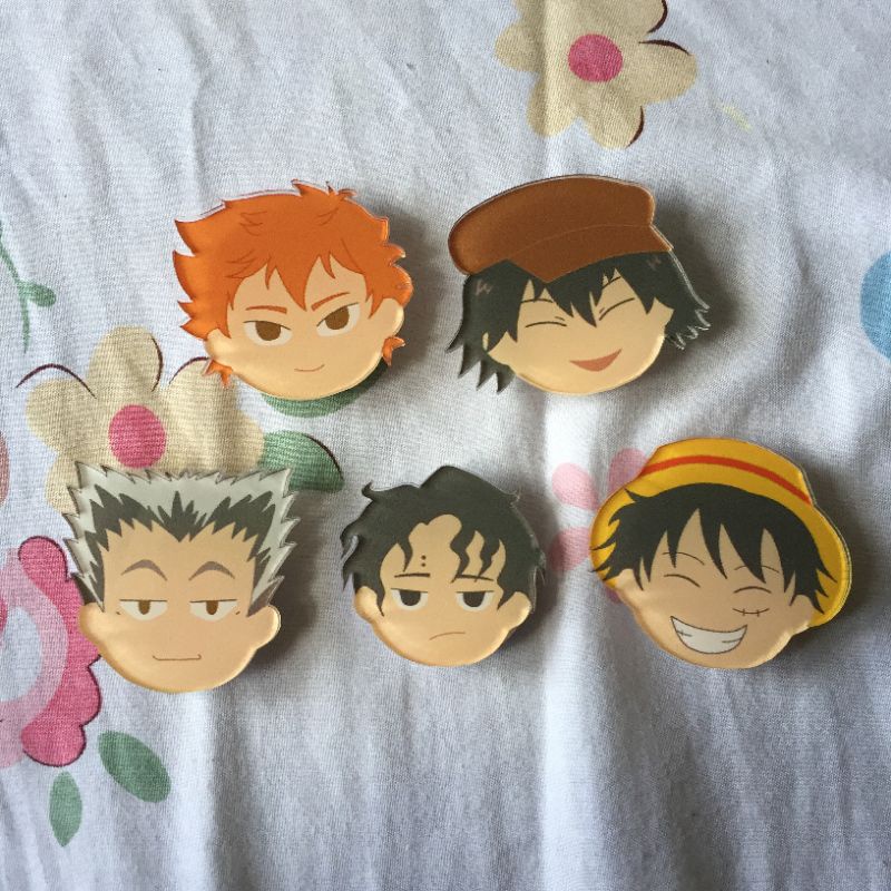 Anime popsocket ( haikyuu bsd one piece )