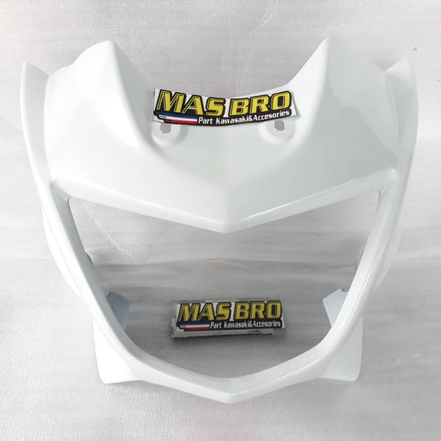 Batok Barong kepala ninja R putih original kawasaki