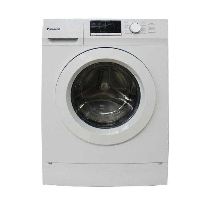 PANASONIC NA 128 XB 1 WNE PUTIH MESIN CUCI FRONT LOADING 8 KG SPIN 1200 RPM HYDRO ACTIVE SHOWER / NA128XB1WNE