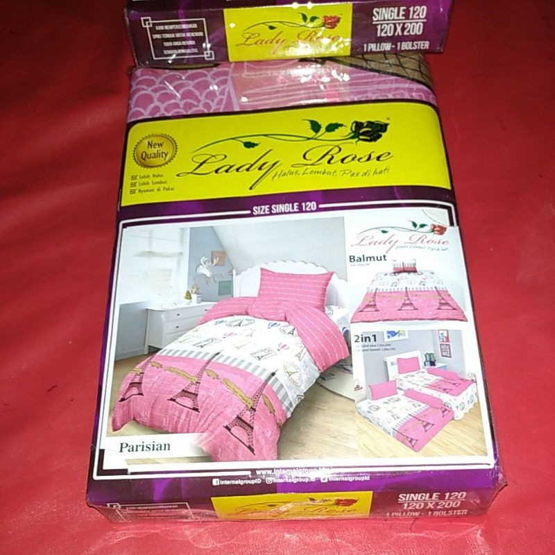 sprei lady rose parisian / sprei lady rose karakter