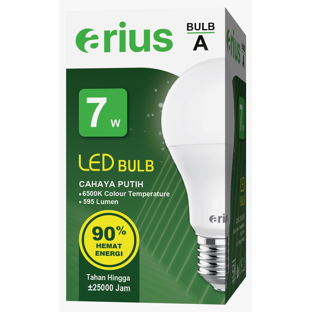 Arius A Lampu LED 7W - Putih