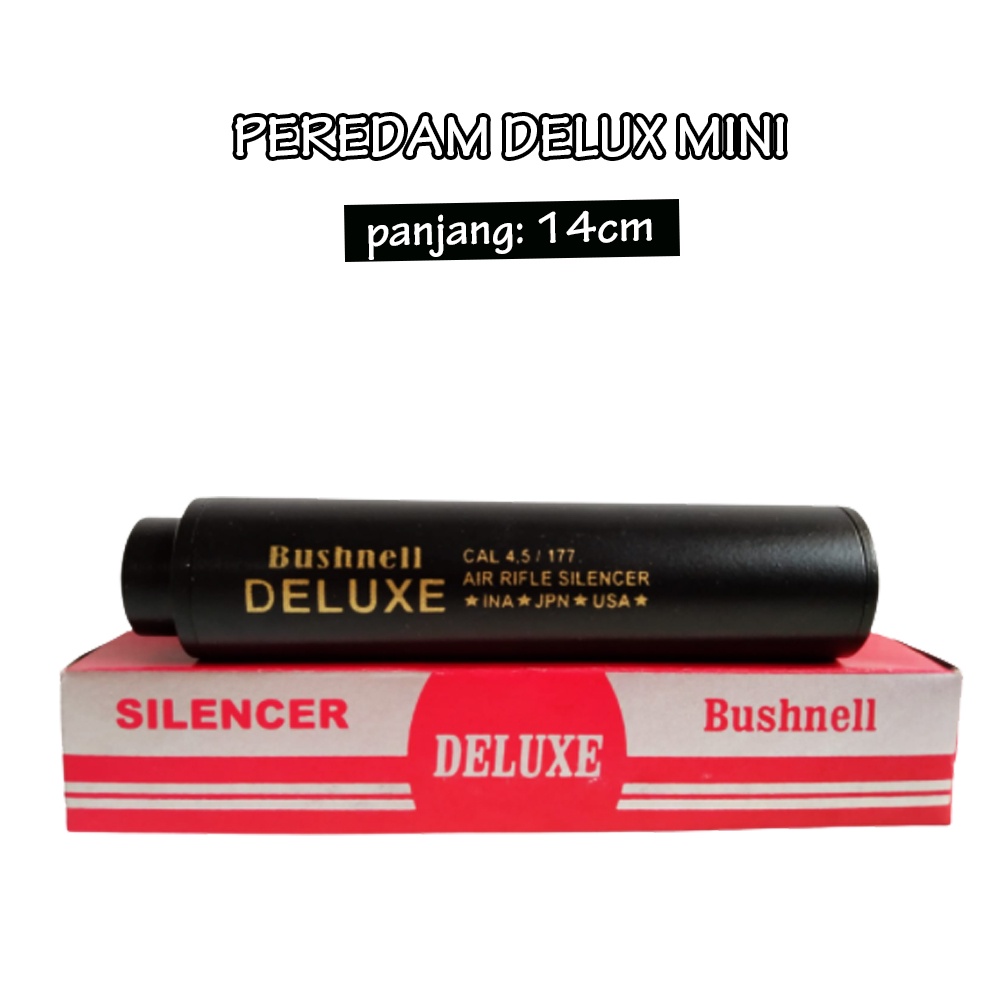 COD // PEREDAM DELUX MINI 14CM  BAHAN DURAL DRAT KUNINGAN  PEREDAM SENAPAN SENYAP