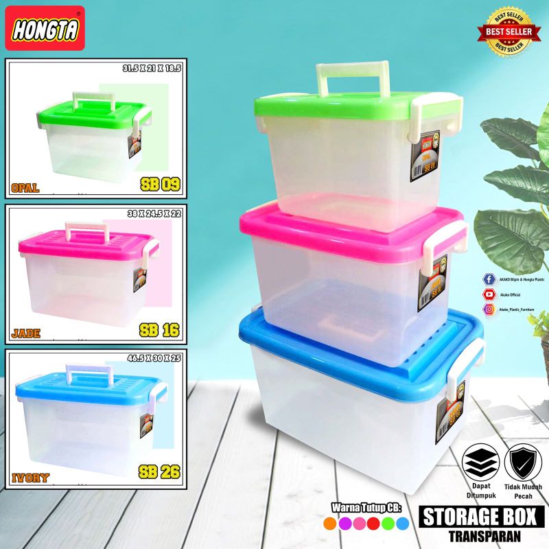 HONGTA - Storage Box SB 26 - Container Kontainer Tempat Penyimpanan ( PROMO )