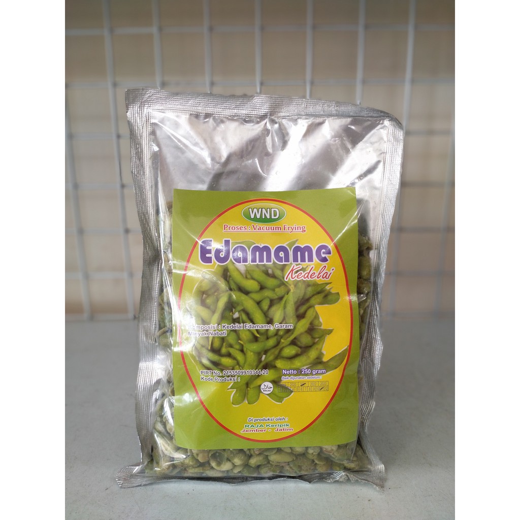 Edamame Crispy Vacuum Frying  Oleh-oleh Khas Jember