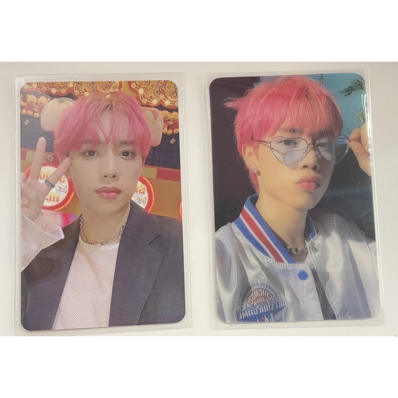 sunwoo the boyz thrill ride photocard (kick a, bang sparkling ver)