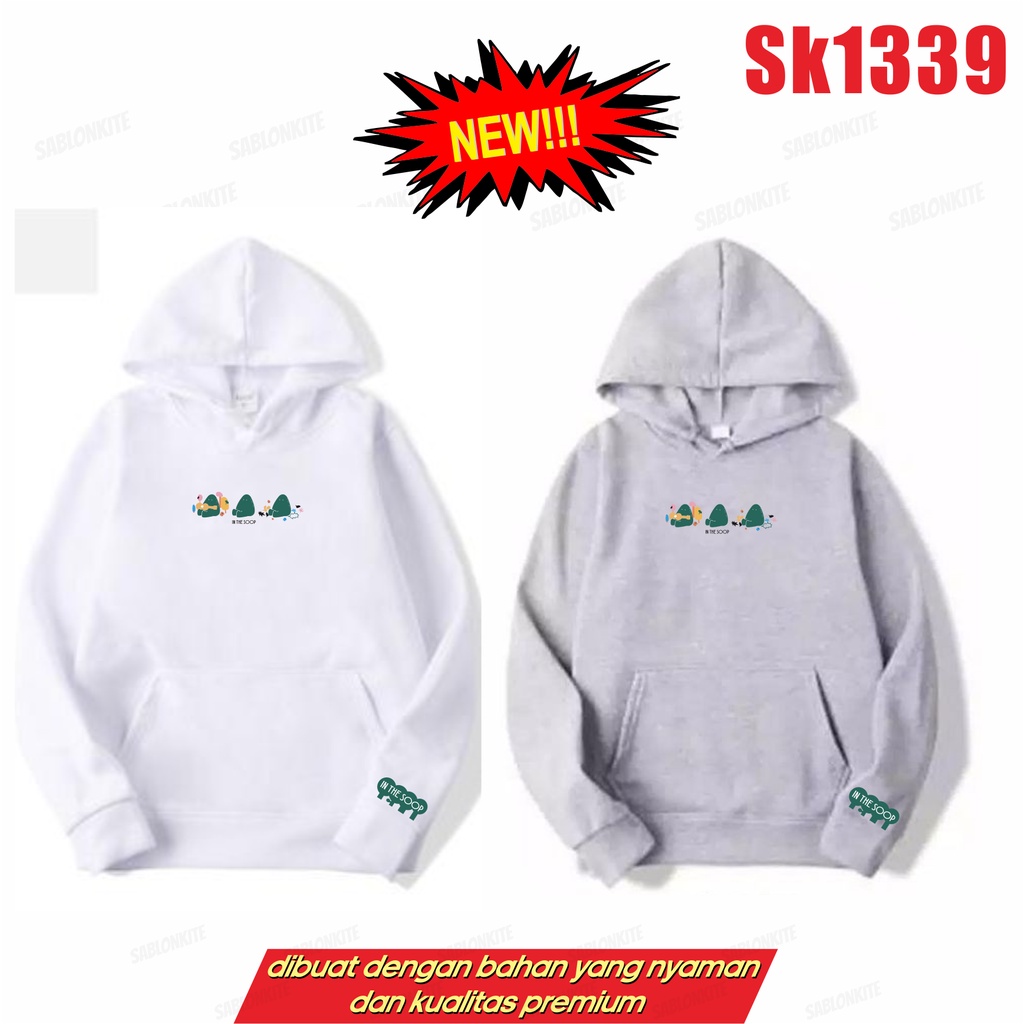 MURAH!!! SWEATER HOODIE KPOP IN THE SOOP 2 3LOGO SK1339 UNISEX FLEECE