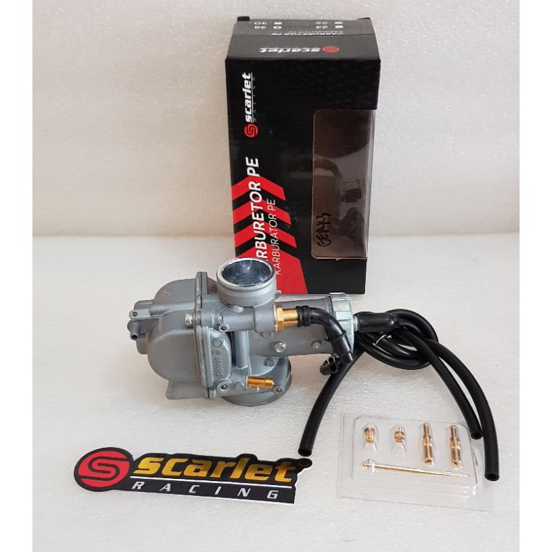 (SCARLET) KARBURATOR - CARBURATOR PE24 PE28 BULAT + MAIN JET DAN PILOT JET