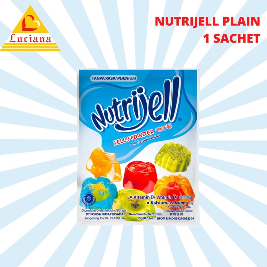 NUTRIJELL PLAIN PUTIH AGAR JELLY POWDER