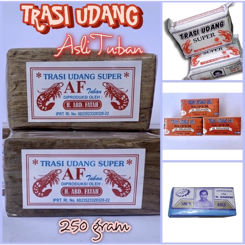 

TRASI UDANG Asli Tuban Kemasan 250 gram