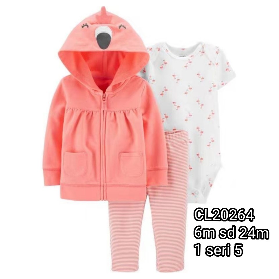 Catell Love Setelan Jaket 3in1 Baby Boy&amp;Girl