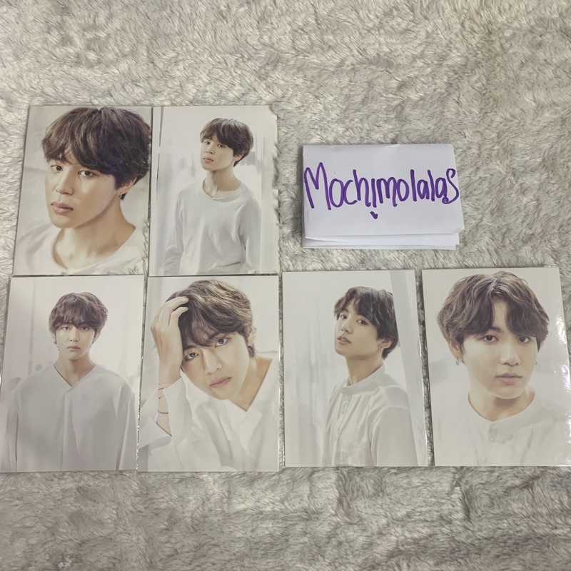 ONEUL POSTCARD BOOK TAEHYUNG V JIMIN JUNGKOOK JK BTS OFFICIAL MERCH