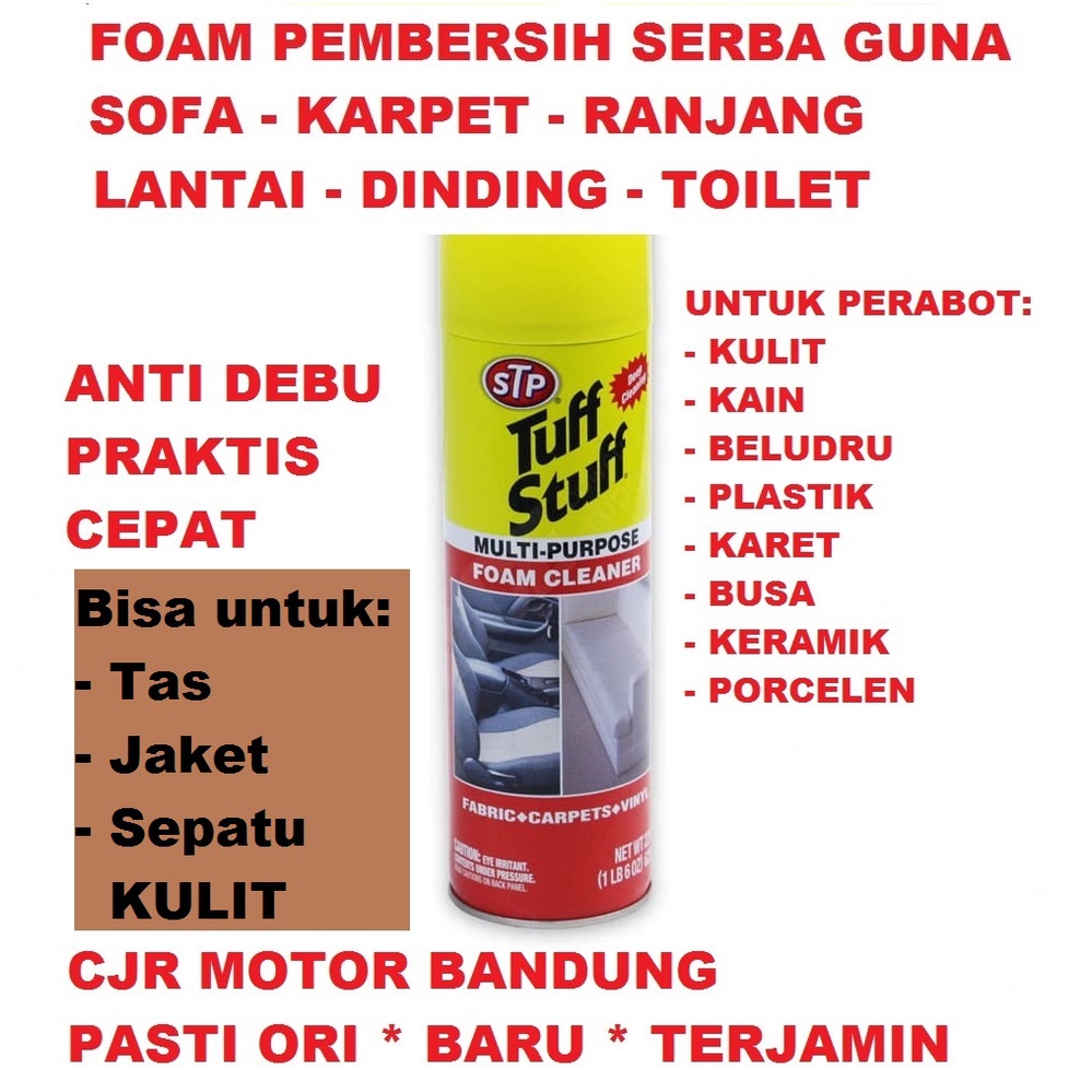 STP Tuff Stuff Pembersih Rumah Karpet Lantai Sofa Ranjang Matras Bangku Dinding Wallpaper Sepatu Tas