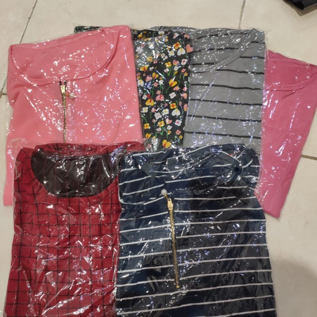 Kaos Atasan Wanita Motif Ukuran Xl Foxy