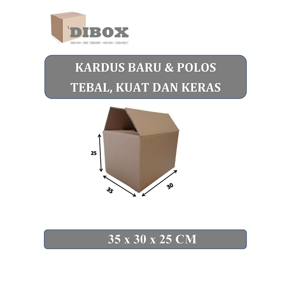 

KARDUS/BOX KARTON POLOS Uk 35 x 30 x 25 CM