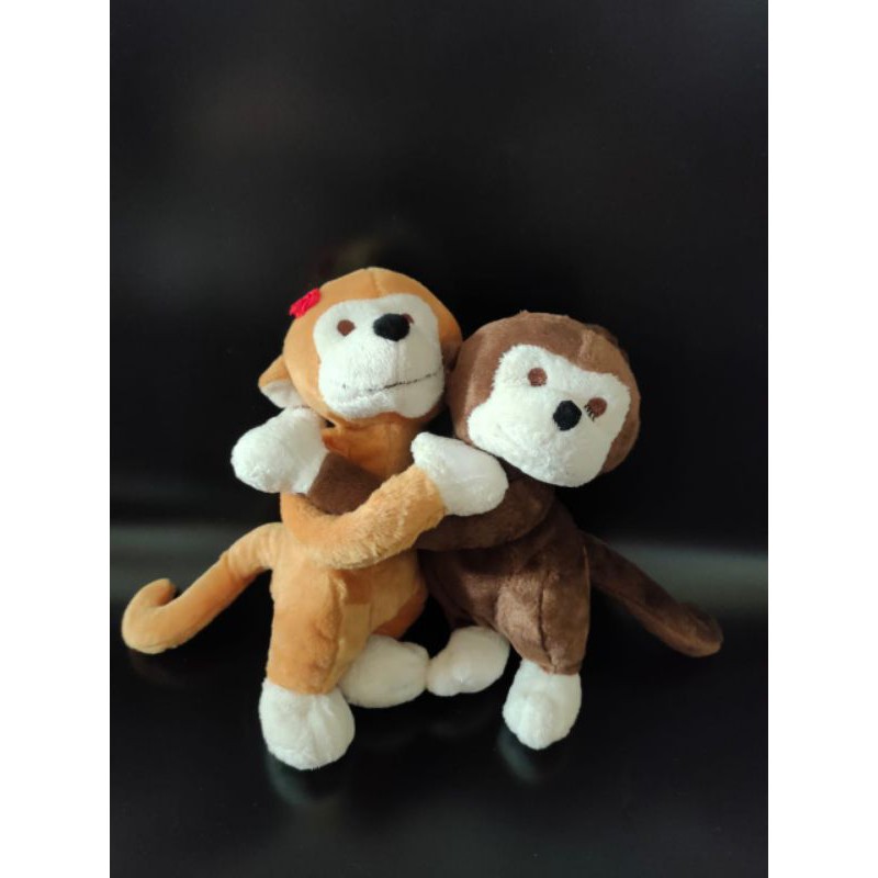 BONEKA LUCU / BONEKA TWIN MONKEY / BONEKA MONKEY COUPLE / BONEKA MURAH