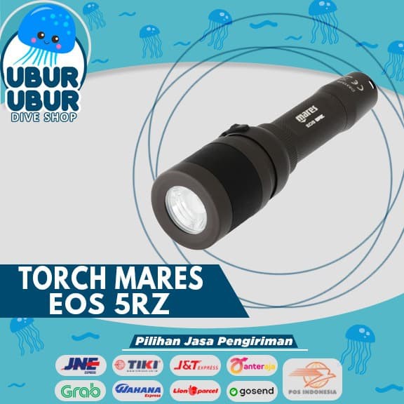 Torch Flaslight Mares EOS 5RZ - Senter Selam/ Senter SCUBA Diving