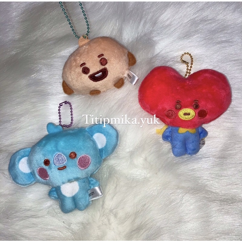 [READY STOCK] Official BT21 Fuwa Fuwa Bagcharm (NEW)