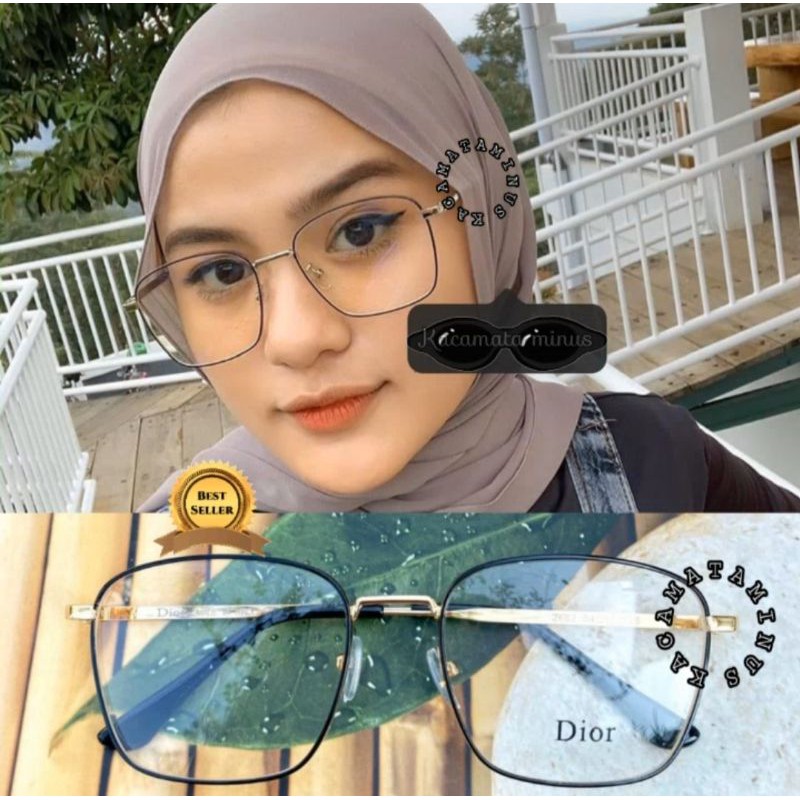 Frame kacamata wanita besi | Kacamata minus | Kacamata photocromic | F 2662