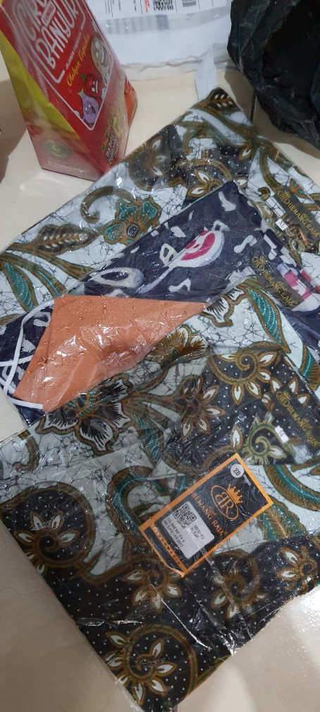 Benang Raja Kemeja Batik Pria Hem Lengan Pendek Ukuran Jumbo 2xl 3xl 4xl 5xl