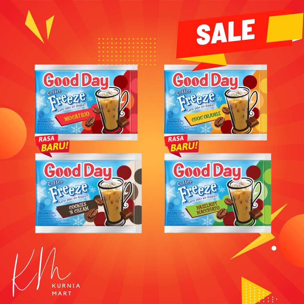 

Kopi Good Day Freeze 1 Renceng (isi 10pcs)