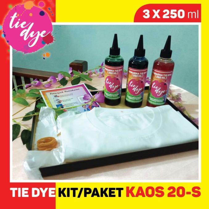 

Tie Dye Kit / Pewarna Tie Dye Paket / Pewarna 250 Ml Cair / Tinta