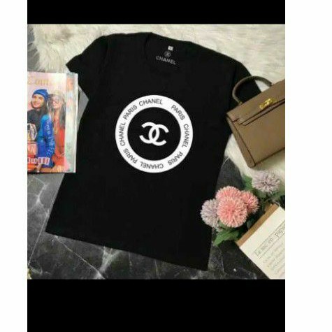 KAOS BAJU CHANEL PARIS FASHION BRAND / COD / PRIA WANITA