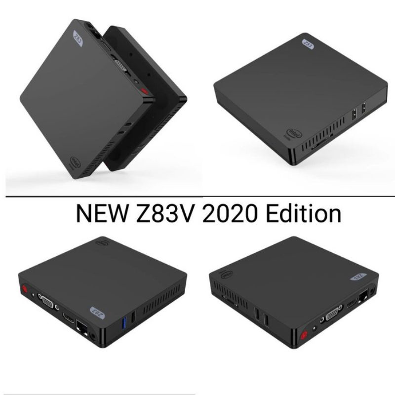 Mini PC Z83V 4/64GB VGA + HDMI Intel X5 Quadcore Z8350 Windows 10 PRO