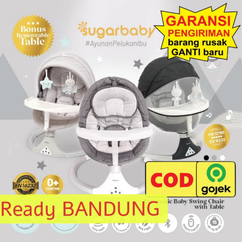 Sugarbaby HUG ME Automatic Baby Swing Chair with Table AYUNAN SUGARBABY NEW SUGARBABY AYUNAN SWING A