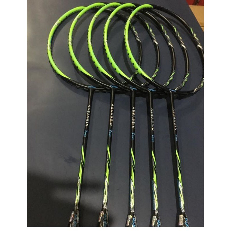 RAKET MAXBOLT ASSASSIN TOUR HIJAU FREE SENAR