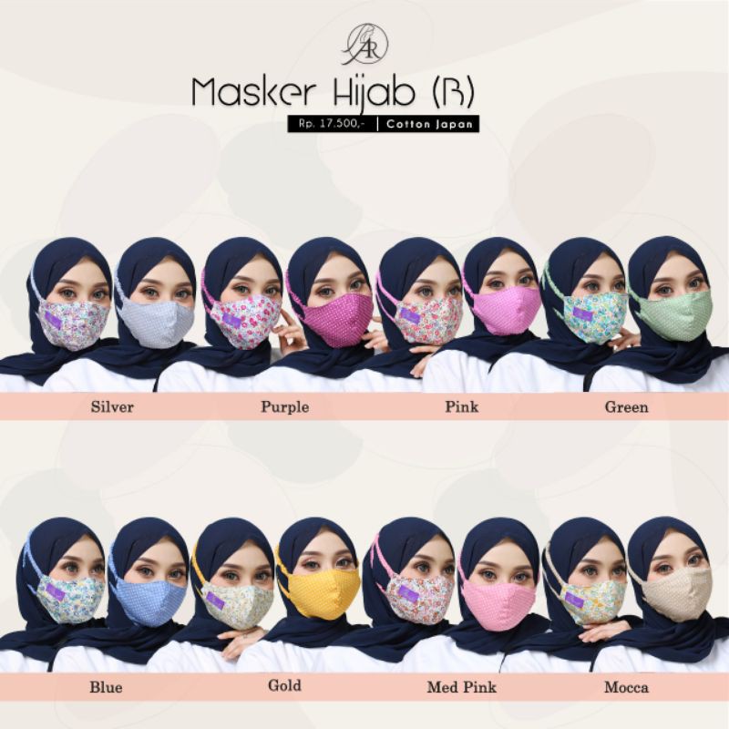 masker hijab | masker arrafi | masker cotton arrafi