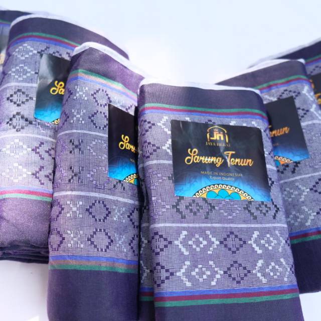 SARUNG TENUN DEWASA BHS MURAH UNGU LAVA DS PURPLE