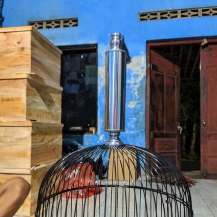 Pion Tabung Stainless Sangkar Pleci PCMI Holopet Dll Pion Tabung Panjang