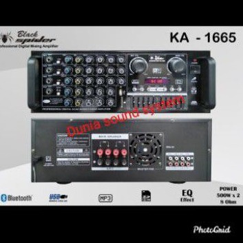 amplifier black spider ka 1665
