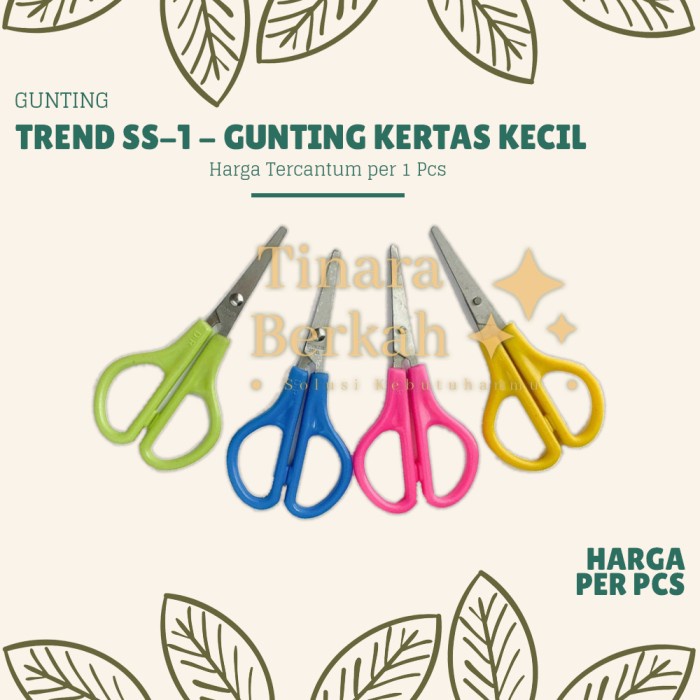 

Gunting Trend SS-1 / Gunting Kertas Serba Guna Murah ukuran 12 cm