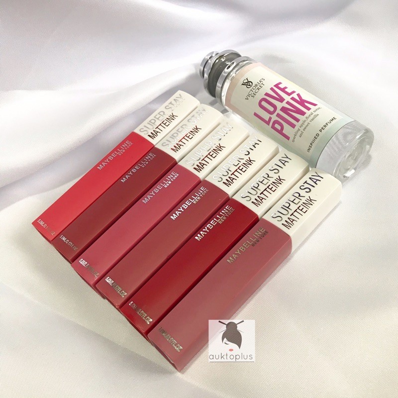 FREE 1pcs PARFUM THAI ISI 35 ML VICTORIA SECRET UNTUK PEMBELIAN MAYBELLINE SUPERSTAY MATTE INK