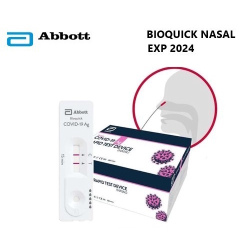✨COD✨ Abbot Bioquick Nasal Swab Antigen Test Eceran per 1 pcs / 1 Set