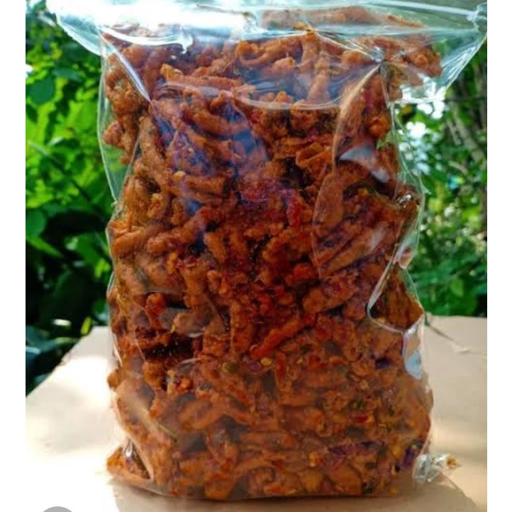 

Keripik Usus Krispi DaunJeruk Kemasan 500gr