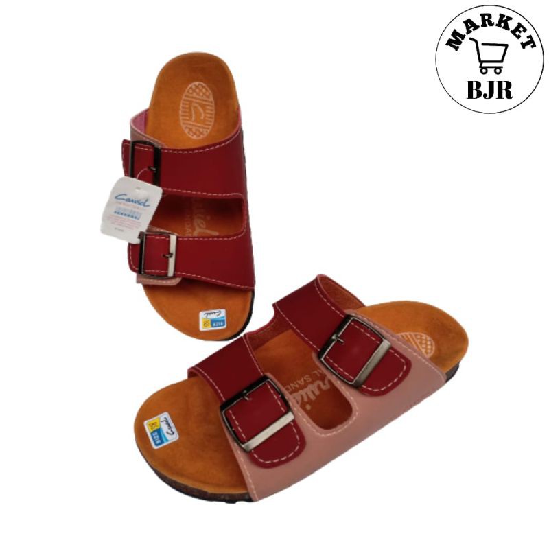 Sandal Carvil Sandal Wanita Sandal Kulit Wanita Sandal Wanita Kekinian Sandal Wanita Terbaru 2021
