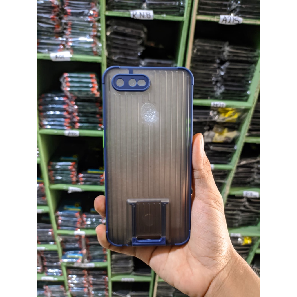 case koper 2 in 1 dudukan braket for iPhone 7 Plus 8 Plus  Dengan Pelindung kamera