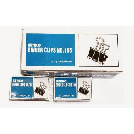 

BINDER CLIP KENKO 155 / PENJEPIT / KOTAK TERLARIS