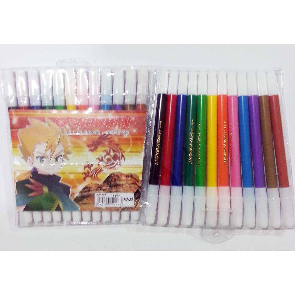 

Spidol Snowman 12 Warna