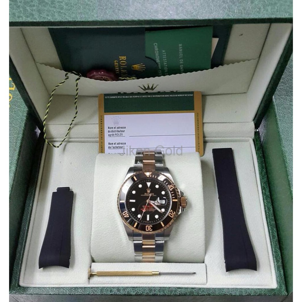 Rolex submariner Auotomatic myota japan 45mm fullset box ori