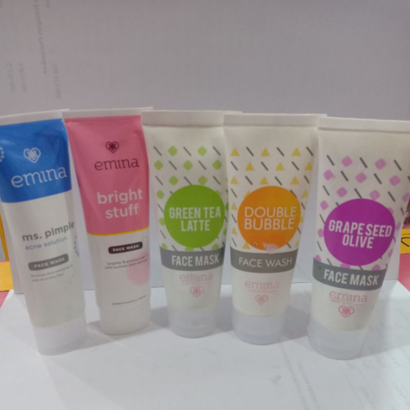Emina sabun cuci muka emina face mask emina